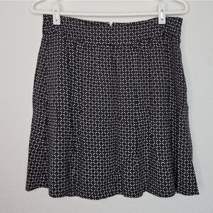 GAP A-Line Mini Skirt, Black And White, Women's Size 4